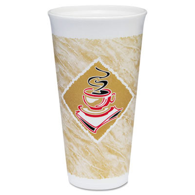 Paper & Plastic Cups, Plates, Bowls & Utensils; Cup Type: Hot,Cold ; Material: Foam ; Color: Brown; Red; White ; Pattern: Printed ; For Beverage Type: Cold; Hot ; Microwave-safe: No